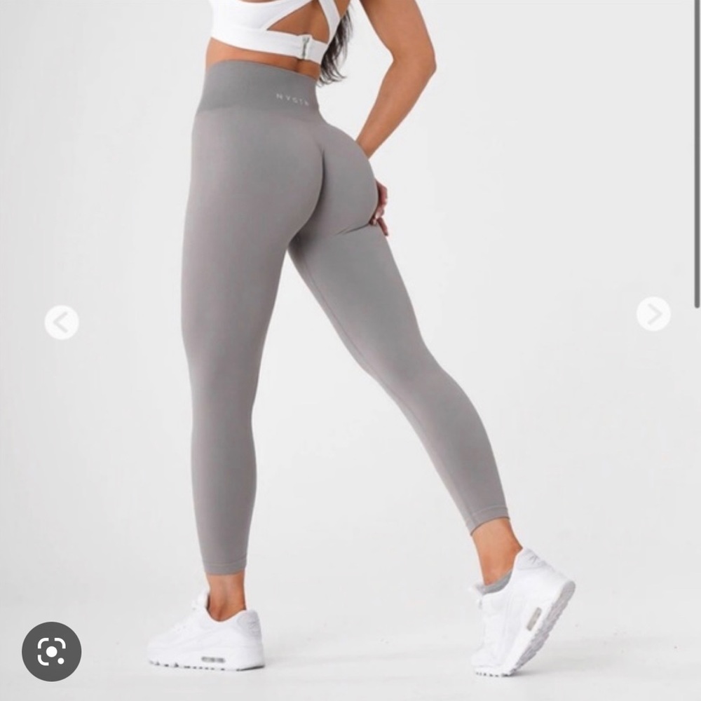 Authentic Nvtgn Solid Gray Leggings - image 1